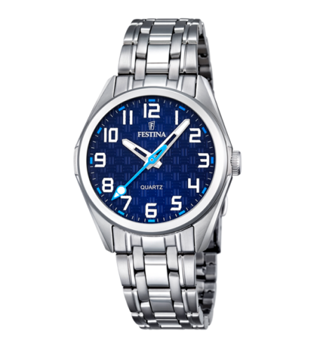 Reloj Festina Junior collection azul correa acero infantil F16903/2