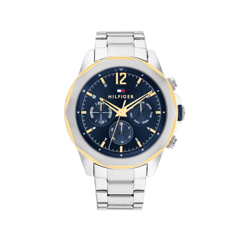 Reloj Tommy Hilfiger Lars Hombre Plateado Dorado y Azul 1792059