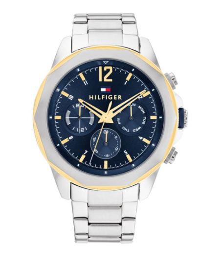 Reloj Tommy Hilfiger Lars Hombre Plateado Dorado y Azul 1792059