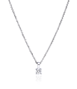 GARGANTILLA "CROTONE" ORO 18K Y DIAMANTE 0.07 CTS