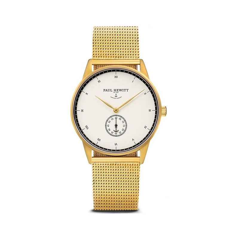 RELOJ PAUL HEWITT PULSERA DORADO 16-503