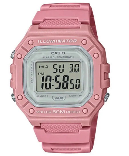 Reloj Casio Collection rosa W-218HC-4AVEF