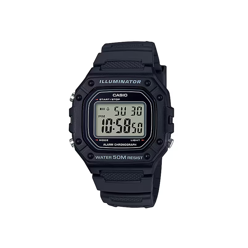 Reloj Casio Collection negro W-218H-1AVEF