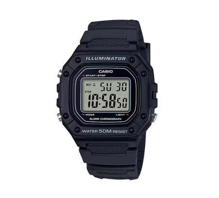 Reloj Casio Collection negro W-218H-1AVEF