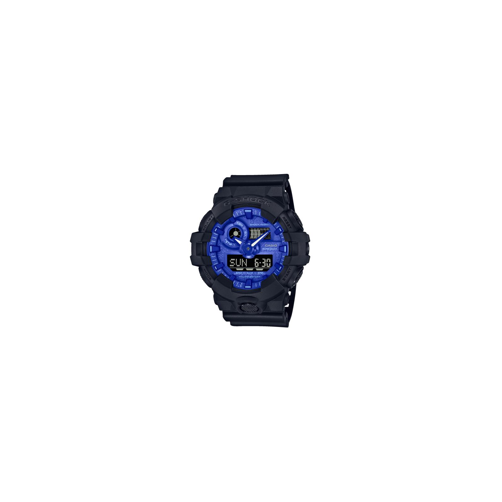 Montre Casio G-Shock GA-700BP-1ADR Homme - Sport Analogique, Bracelet Résine Noir