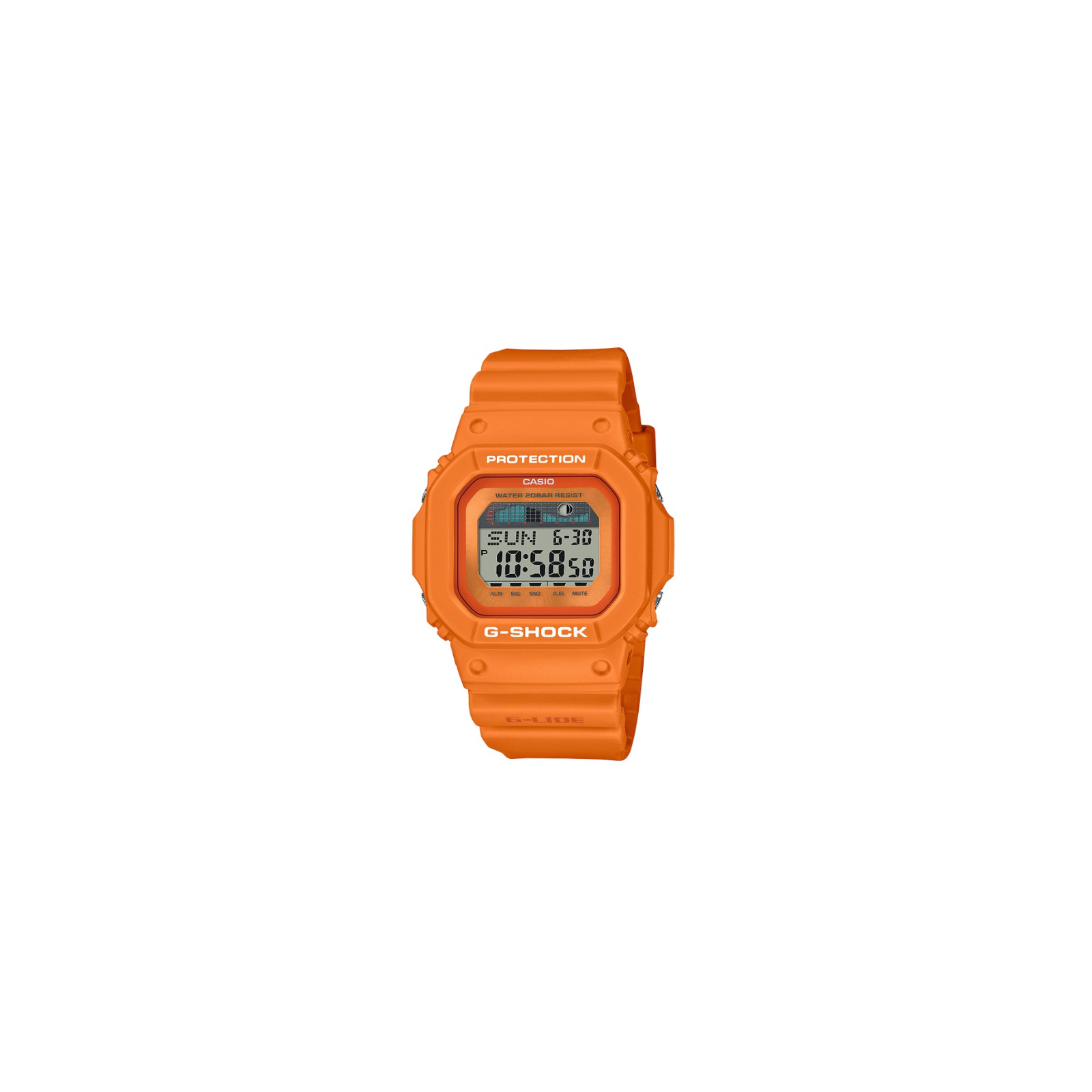 Bracelet De Montre Casio G-Lide GLX-5600RT-4 Orange - Neuf Avec étiquettes