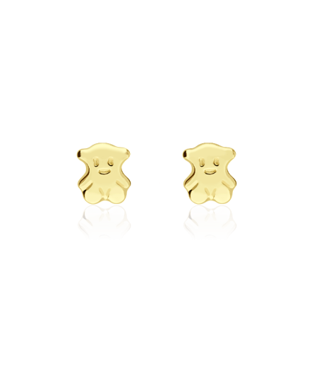 Pendientes Osito Oro 18k.