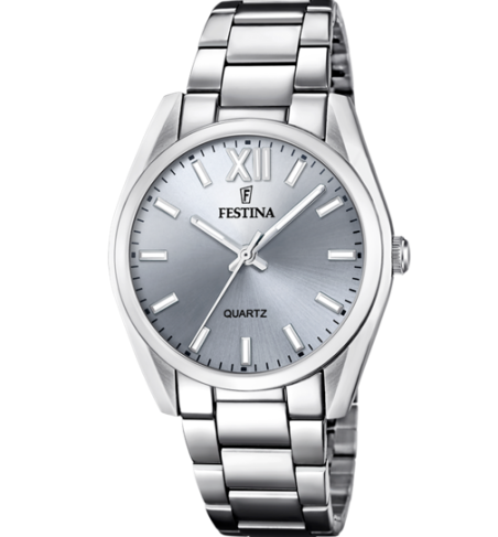 Reloj Festina gris correa acero mujer F20622/J