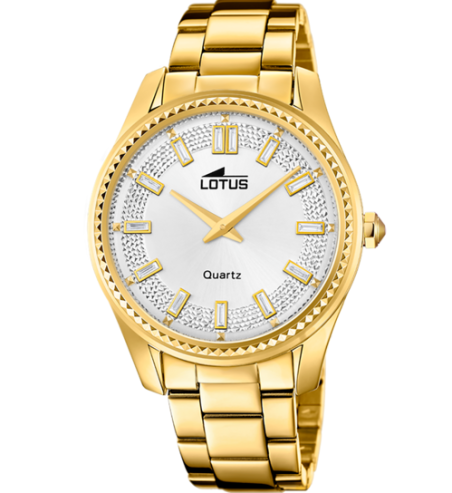 Reloj Lotus correa acero dorado mujer 18902/3
