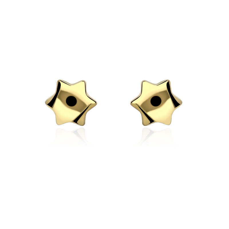 Pendientes  "Estrellas " Oro 18k