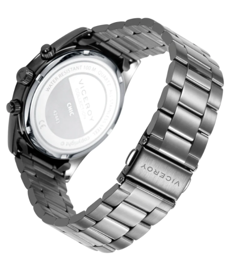 Reloj Viceroy hombre caja y brazalete acero Ip gris 42443-17