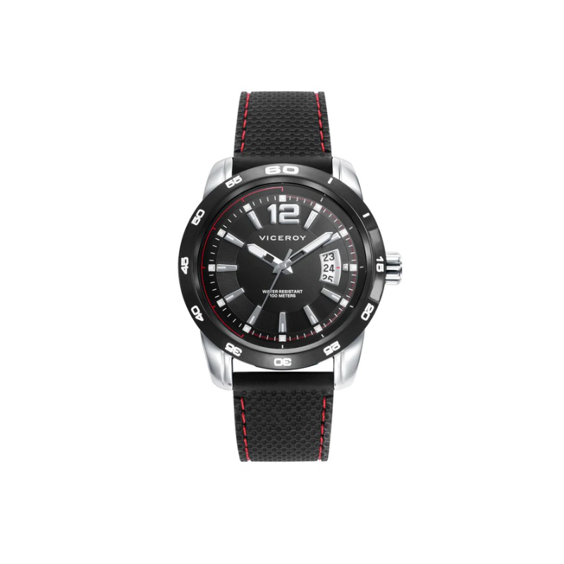Reloj Viceroy hombre caja acero correa silicona 401319-55