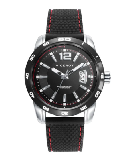 Reloj Viceroy hombre caja acero correa silicona 401319-55