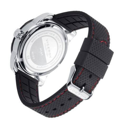 Reloj Viceroy hombre caja acero correa silicona 401319-55