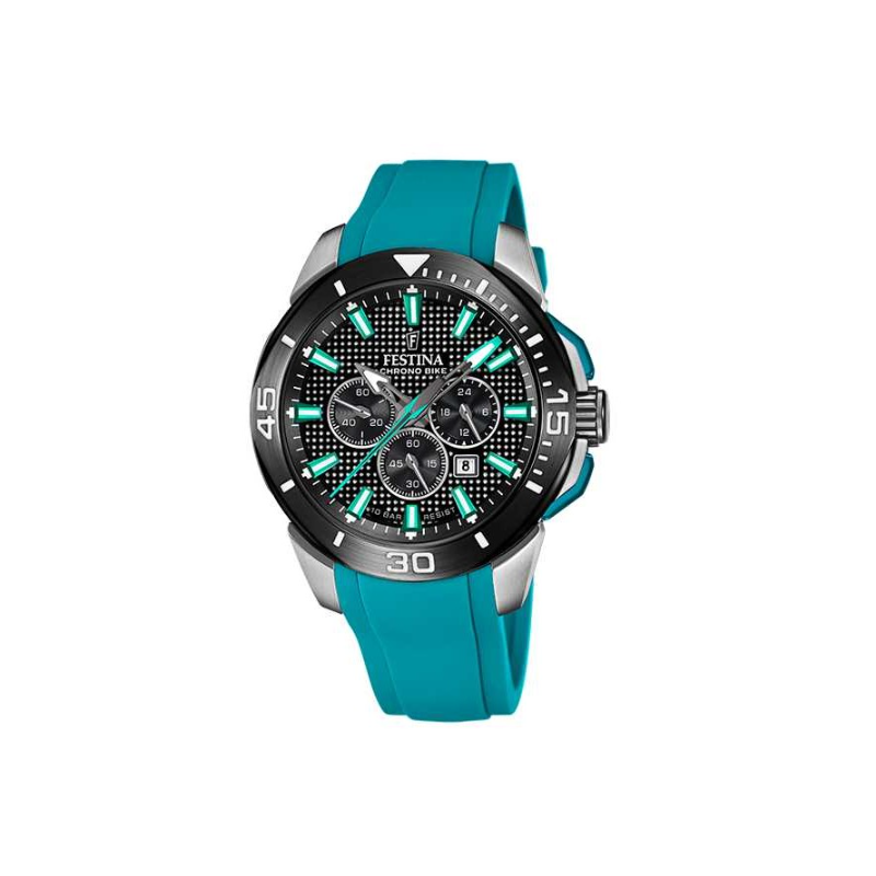 Reloj Festina chrono bike negro correa caucho hombre F20642/3