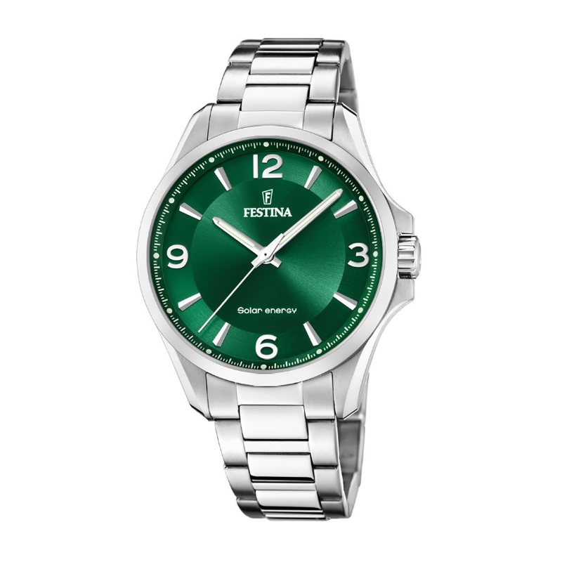 Reloj Festina verde acero inoxidable hombre F20656/3