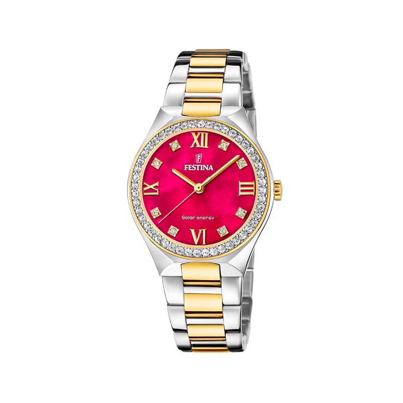 Reloj Festina Solar energy rojo acero mujer F20659/3