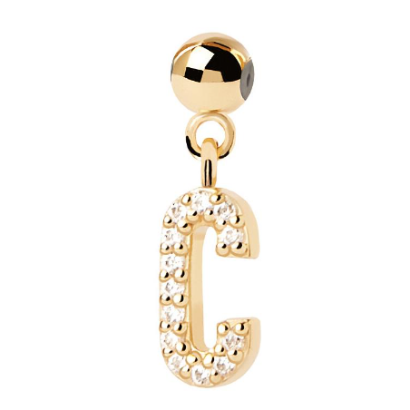Charm Pdpaola inicial C con circonitas blancas CH01-052-U