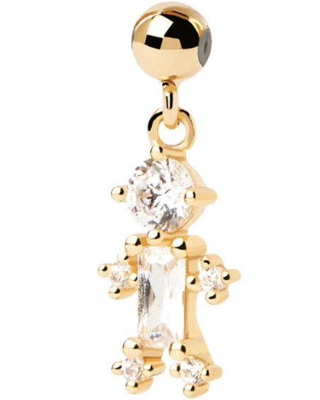 Charm Pdpaola mini me circonita blanca CH01-085-U