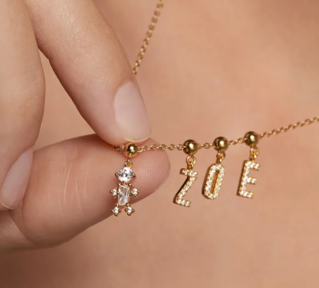 Charm Pdpaola mini me circonita blanca CH01-085-U