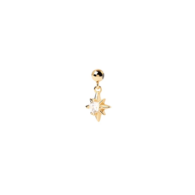 Charm Pdpaola estrella polar circonita blanca CH01-087-U Charm Pdpaola estrella polar circonita blanca CH01-087-U