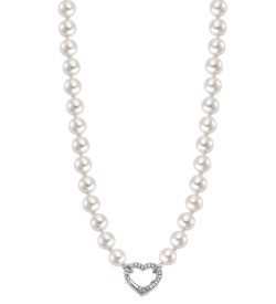 Collar Corazón Lotus perlas plata mujer LP3535-1/1