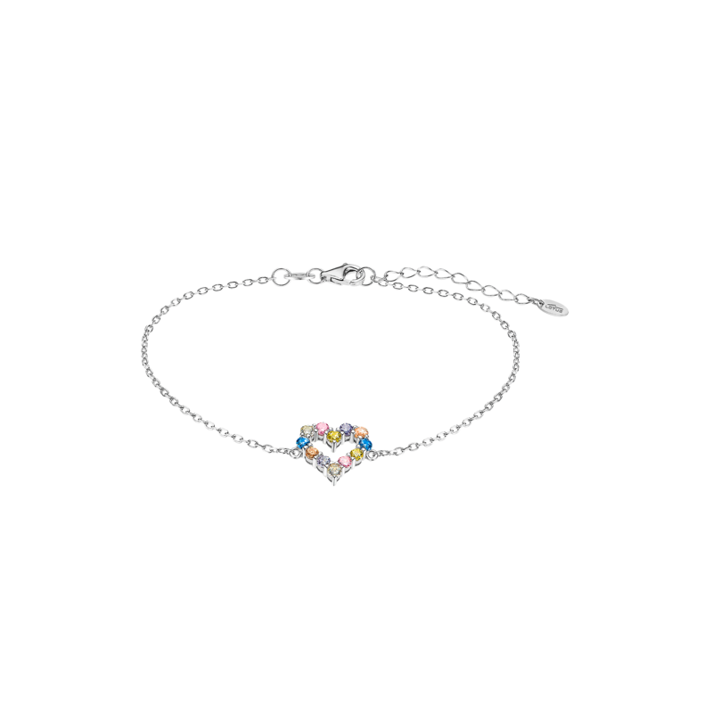 Pulsera Corazón multicolor Lotus silver plata mujer LP3536-2/1