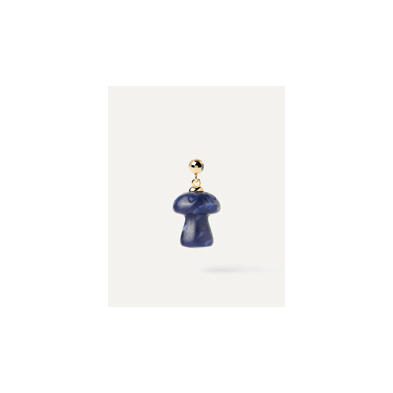 Charm Pdpaola seta piedra sodolita azul baño oro 18k CH01-112-U Charm Pdpaola seta piedra sodolita azul baño oro 18k CH01-112-U