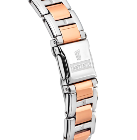 Reloj Festina acero esfera beige mujer F20403/1