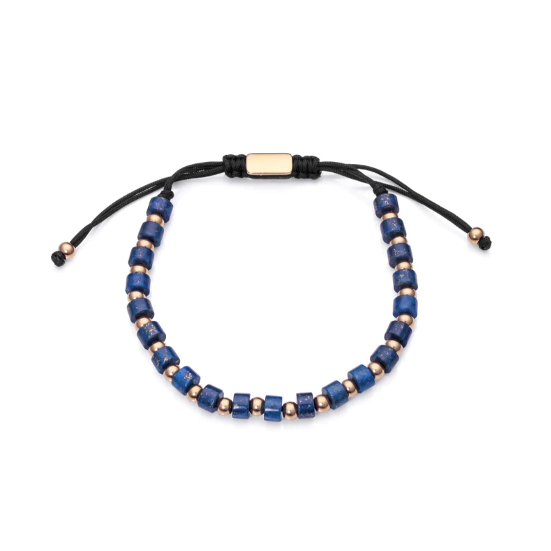 Pulsera Viceroy Magnum acero con lapislazuli y bolas 14052P01019