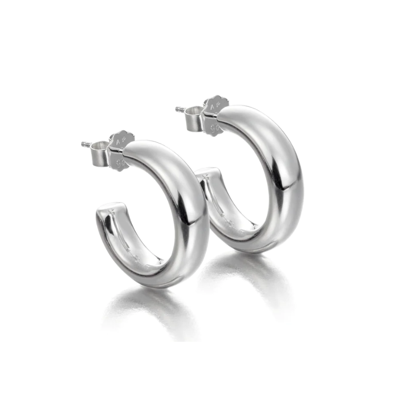 Pendientes Viceroy Elegant de plata de ley de diseño grueso 3029E000-08
