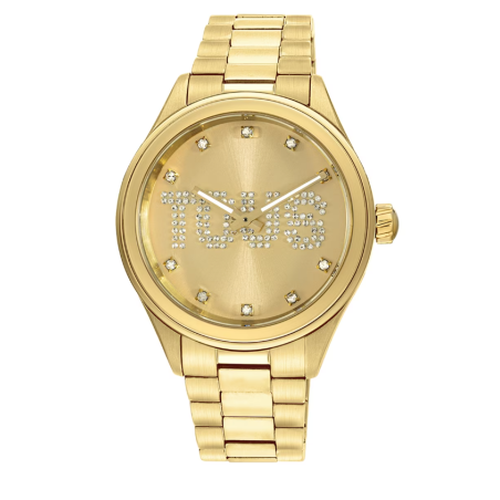 Reloj Tous analógico con brazalete acero IPG dorado T-Logo 200351112