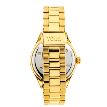 Reloj Tous analógico con brazalete acero IPG dorado T-Logo 200351112