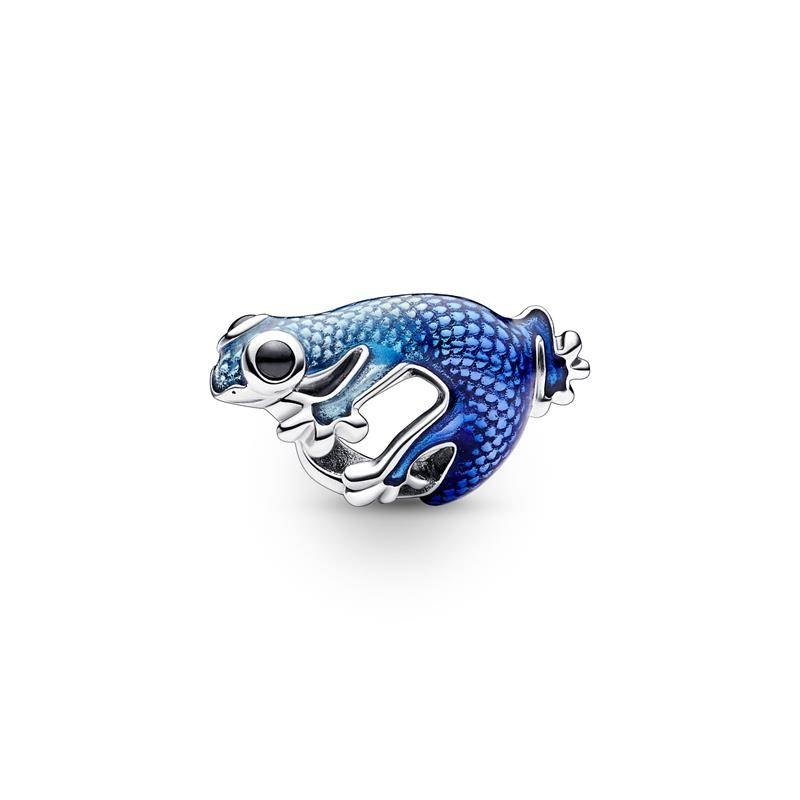 Charm Pandora Geco Azul Metálico 792701C01 Charm Pandora Geco Azul Metálico 792701C01