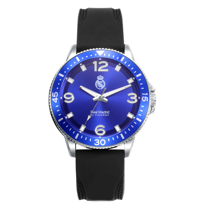 Reloj Viceroy hombre caja de acero y correa silicona negra 41135-35