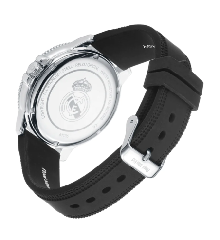 Reloj Viceroy hombre caja de acero y correa silicona negra 41135-35