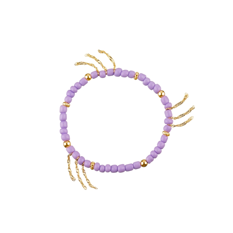 Pulsera Agatha Rodeo perlas morado 2480282-405-TU Pulsera Agatha Rodeo perlas morado 2480282-405-TU