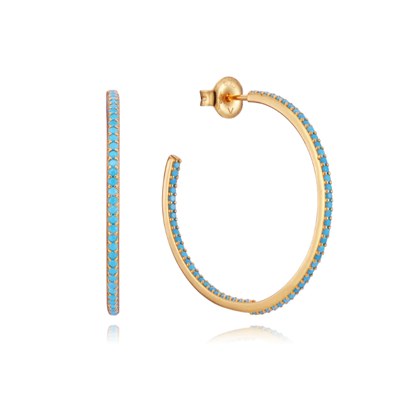 Pendientes Viceroy aros turquesa 13144E100-33
