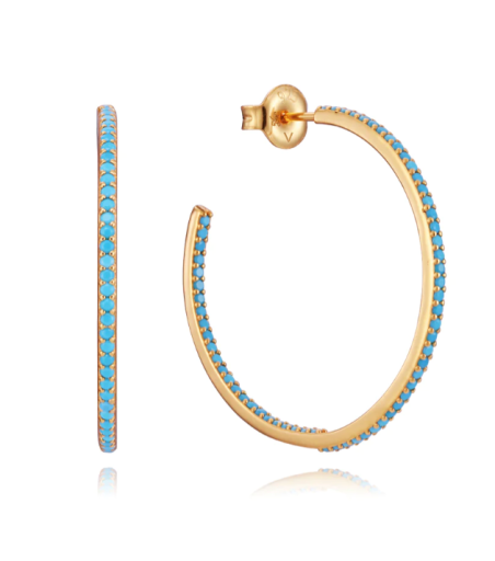 Pendientes Viceroy aros turquesa 13144E100-33