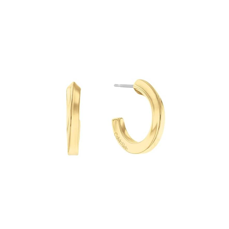Pendientes Calvin Klein Acero Dorado 35000311