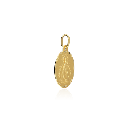 MEDALLA VIRGEN DE LA CABEZA ORO 18K 16MM (TODO OK. ACTIVAR!!!!)