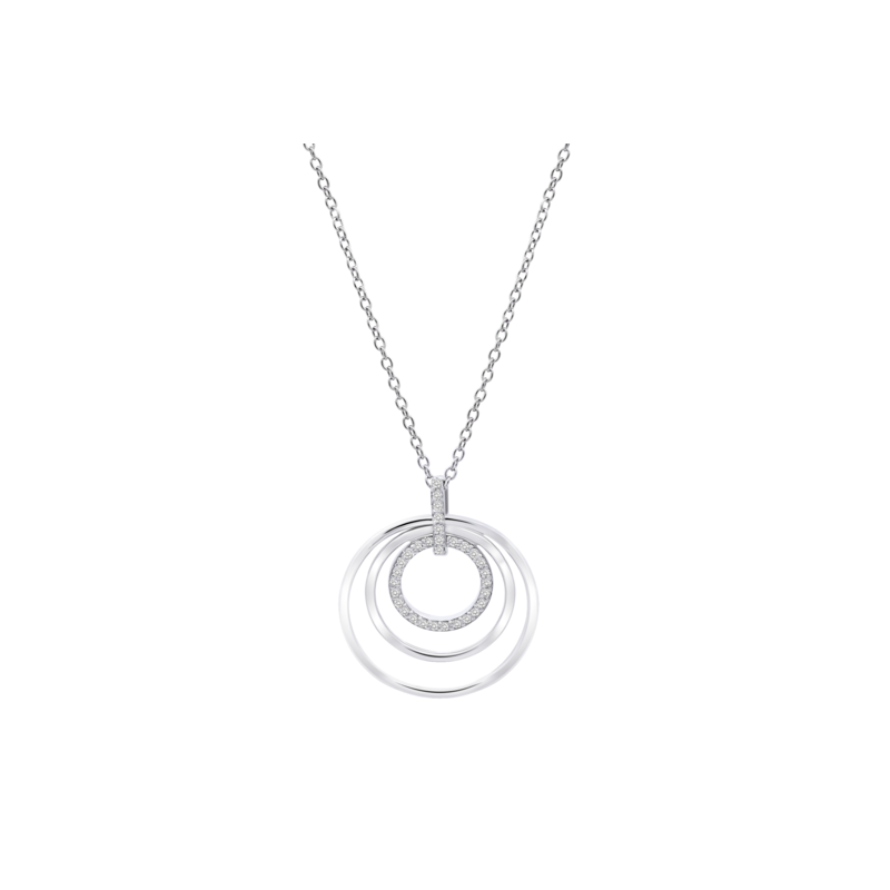 Collar Lotus plata mujer LP3584-1/1