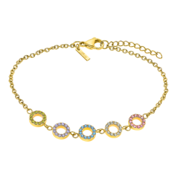 Pulsera Lotus acero dorado mujer LS2318-2/1
