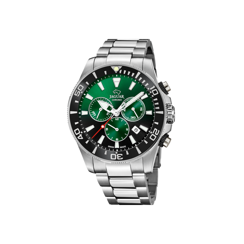 Reloj Jaguar hombre Cronógrafo esfera verde J861/9