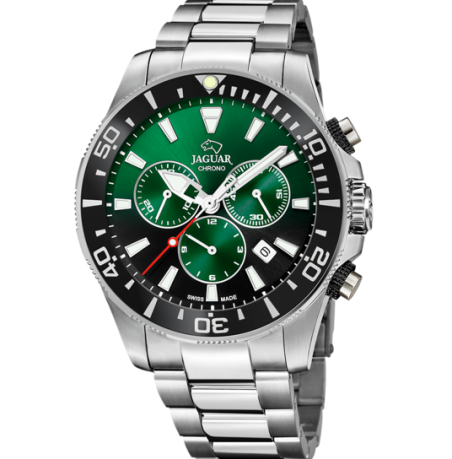 Reloj Jaguar hombre Cronógrafo esfera verde J861/9