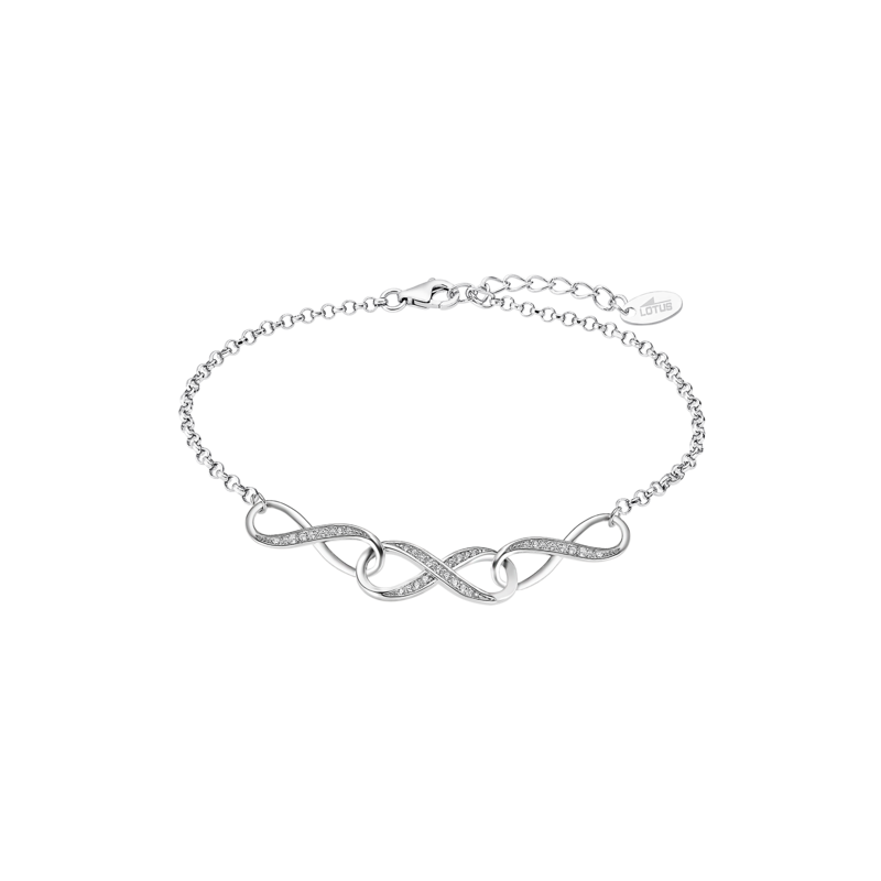 Pulsera Lotus plata infinitos mujer LP3528-2/1