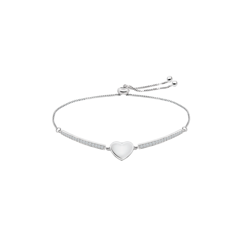 Pulsera Lotus plata corazón mujer LP3548-2/1