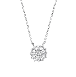 Collar Lotus plata flor mujer LP3605-1/1