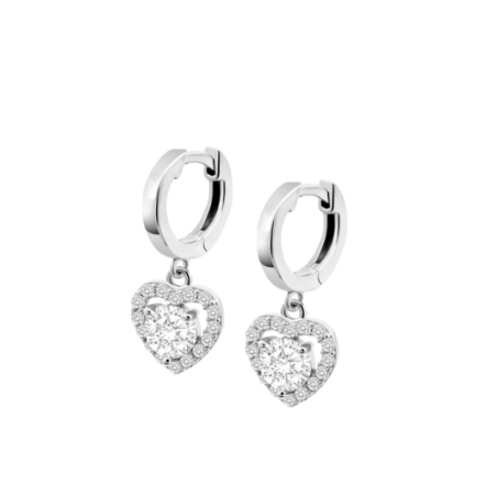 Pendientes Lotus plata corazones mujer LP3613-4/1