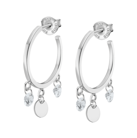 Pendientes Lotus plata circonitas LP3381-4/1